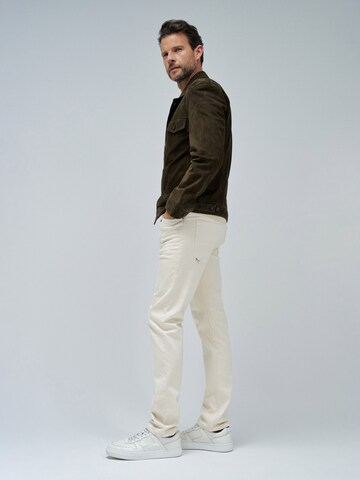 Salsa Jeans Tussenjas in Groen