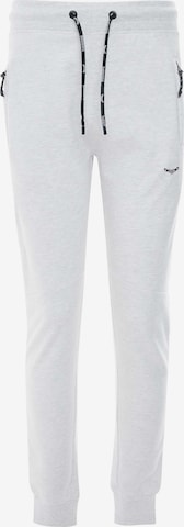 Threadbare Tapered Pants 'Scout' in White: front