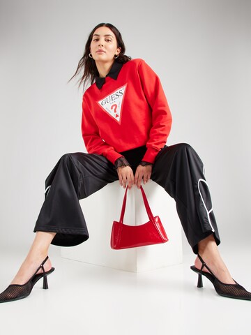 Felpa di GUESS in rosso