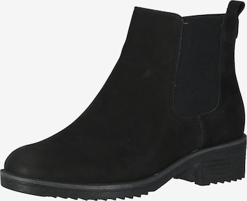 CAPRICE Chelsea Boots in Black: front