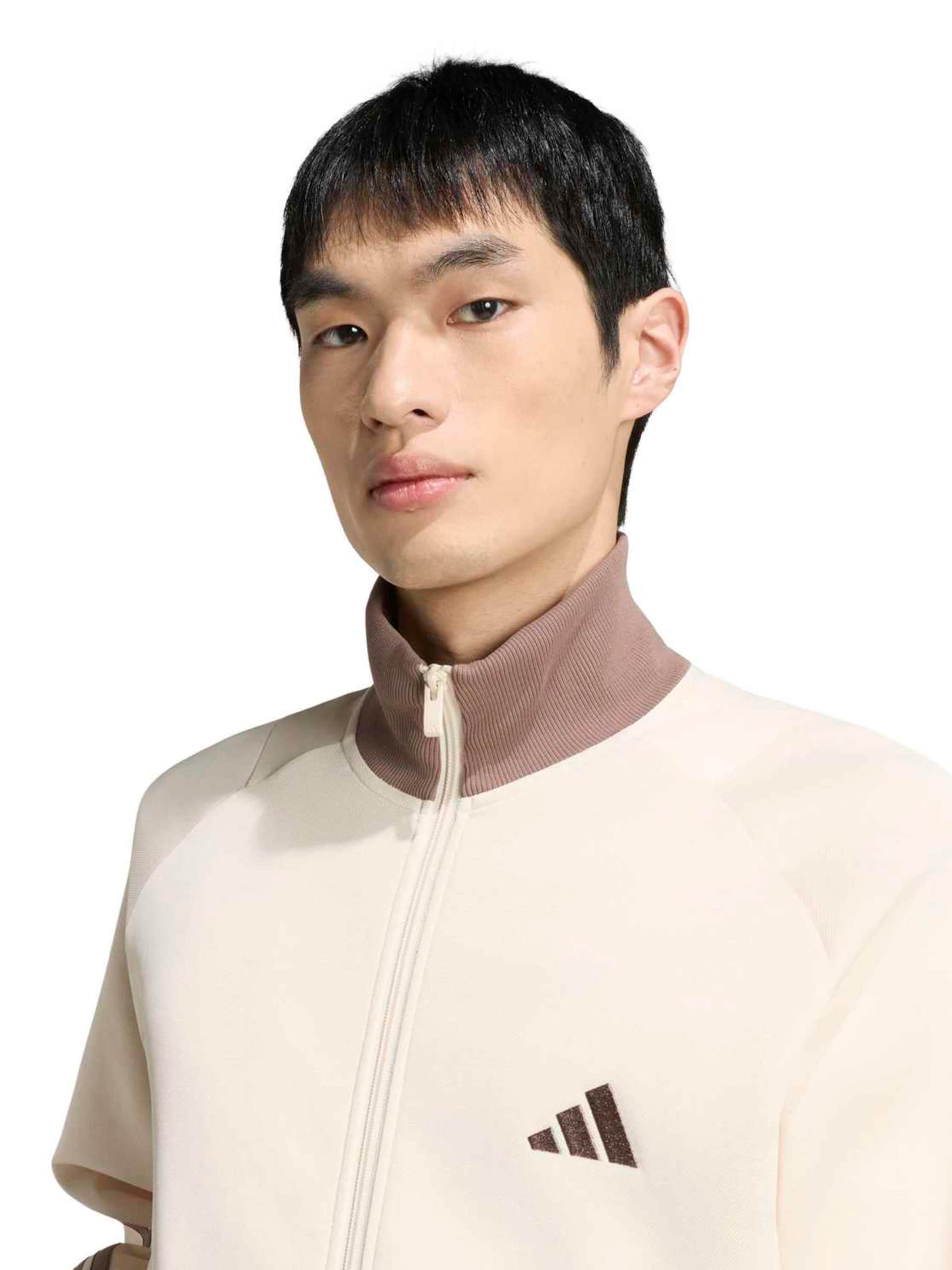 Giacca di felpa sportiva 'STA' di ADIDAS SPORTSWEAR in beige