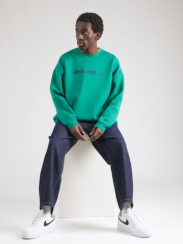 zaļš Nike Sportswear Sportisks džemperis 'CLUB'