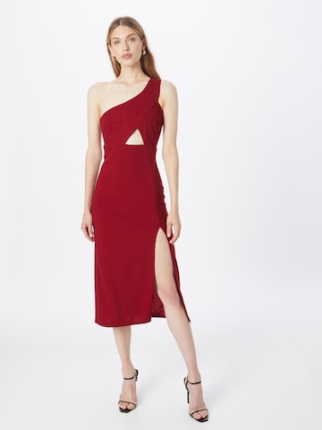 Skirt & Stiletto - Vestido de gala 'GEORGIA' en rojo: frente