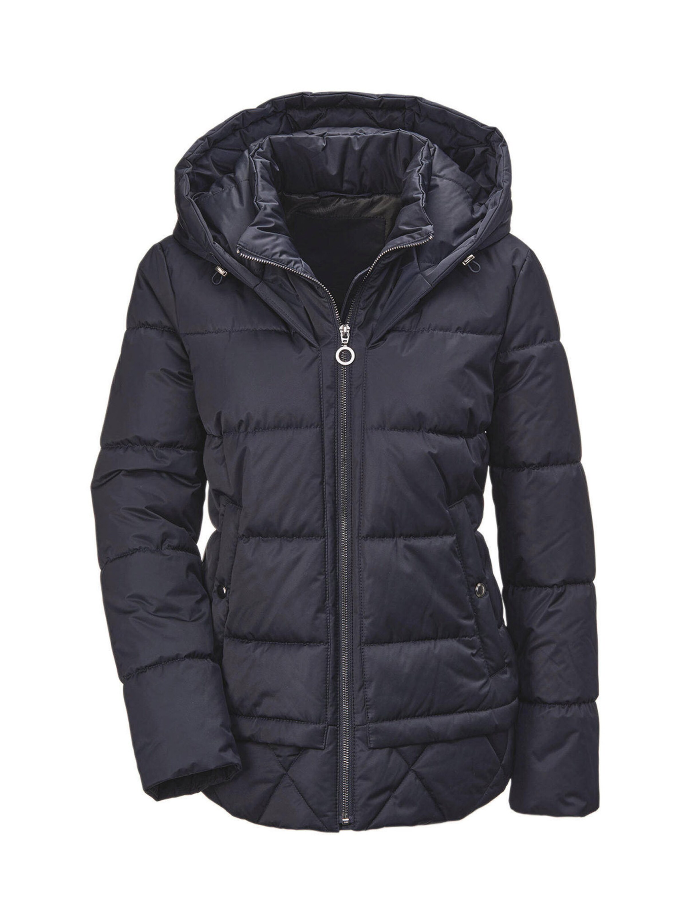 Goldner Übergangsjacke in Blau: Vorderseite