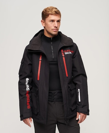 Superdry Athletic Jacket 'Ultimate Rescue' in Black: front