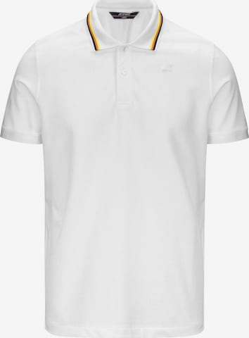 K-Way T-shirt 'JUD PIQUE SLIM' i vit: framsida