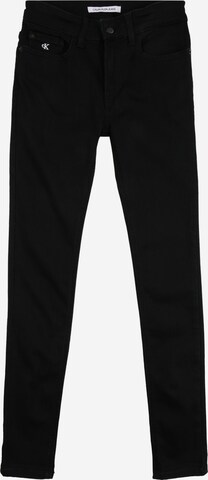 Calvin Klein Jeans Skinny Jeans in Zwart: voorkant