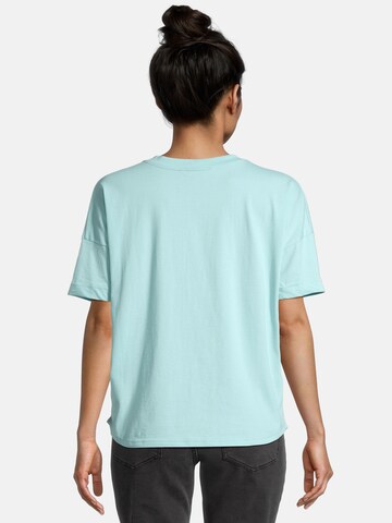 salzhaut Shirt 'LEEV-AHOI' in Blue