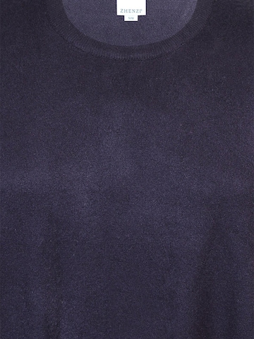 Zhenzi Top 'Elga 1165' in Blauw