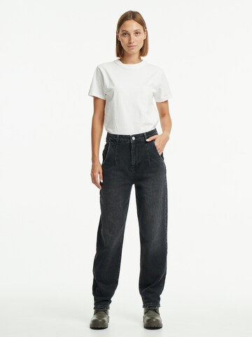WEM Fashion Tapered Bandplooi jeans in Grijs