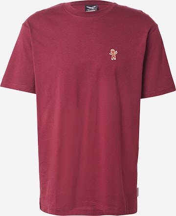 T-Shirt 'Cookieman' Iriedaily en rouge : devant