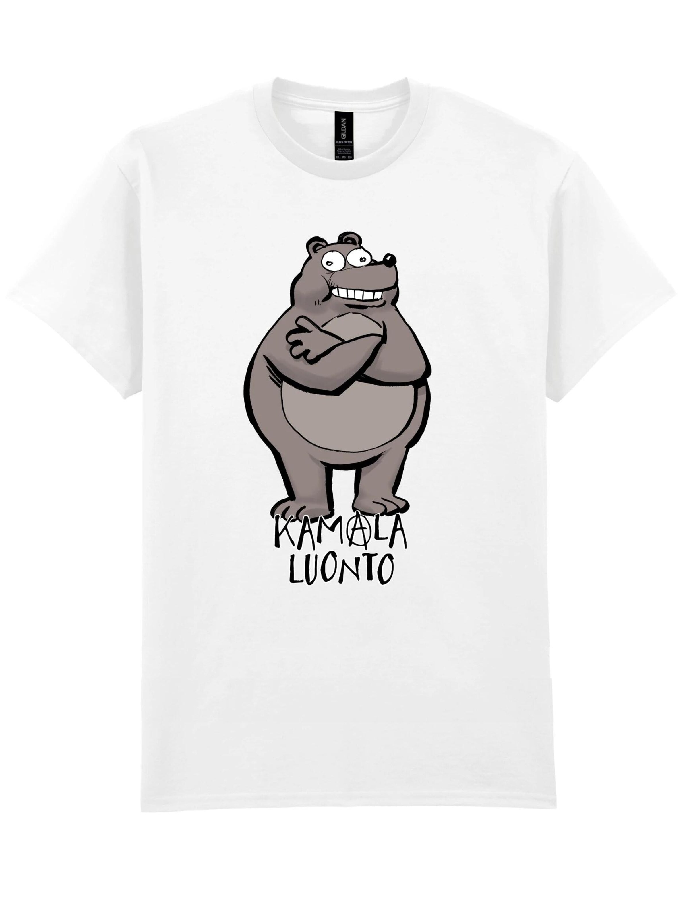 Bad Nature Shirt 'Bad Nature Bear  T-Shirt' in White: front
