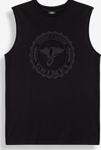 Grimey Koszulka 'Camiseta grimey negra chief watcher sleeveles tee' w kolorze czarny: przód