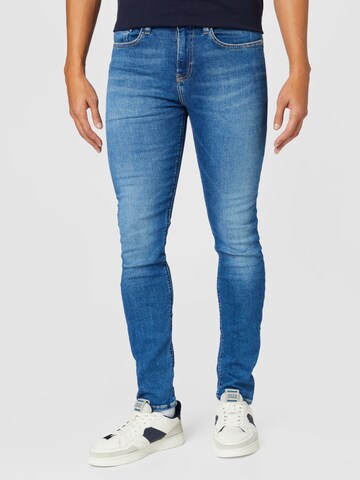 Calvin Klein Jeans Skinny Jeans in Blauw: voorkant