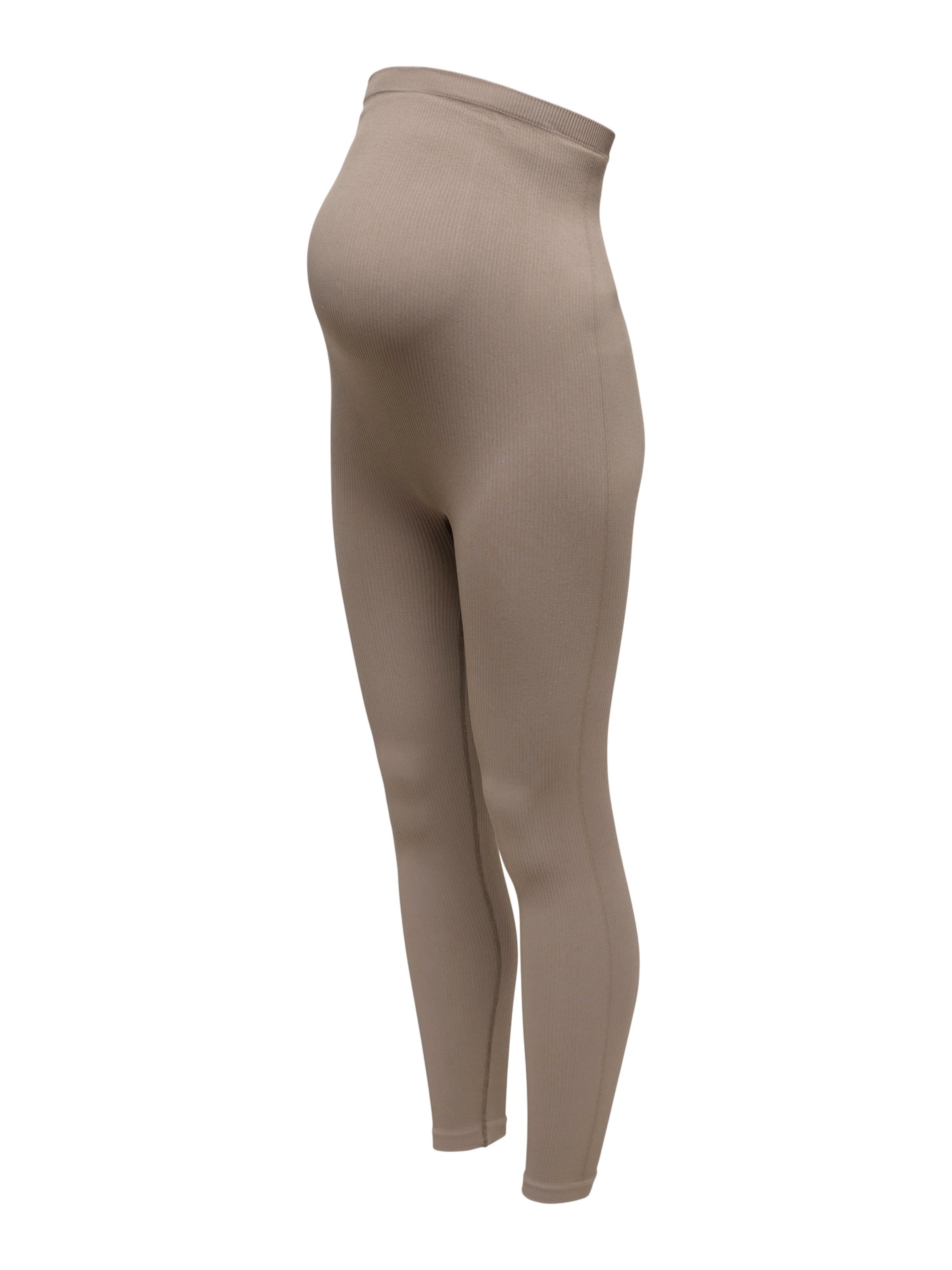 Only Maternity Skinny Leggings 'OLMJAIA' in Braun: Vorderseite