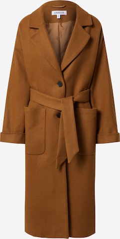 EDITED Between-seasons coat 'Santo' in Brown: front