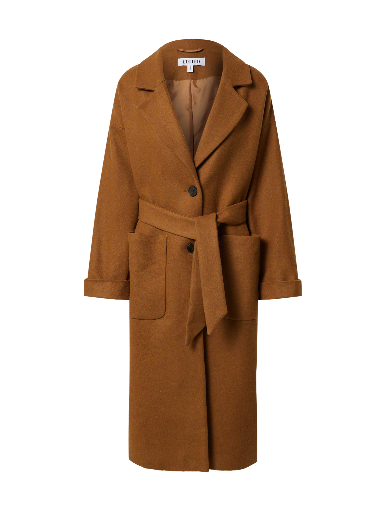 Odzież Biznes EDITED Płaszcz przejściowy Santo w kolorze Brązowym 
