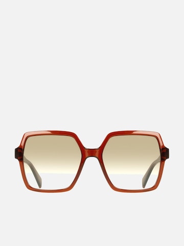 Lunettes de soleil Liu Jo en marron : devant