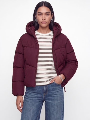 JJXX Winter jacket 'JXMaeve' in Red: front