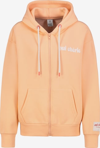 Eight2Nine Sweatvest in Oranje: voorkant