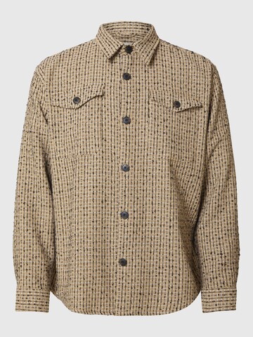 SELECTED Regular fit Button Up Shirt in Beige