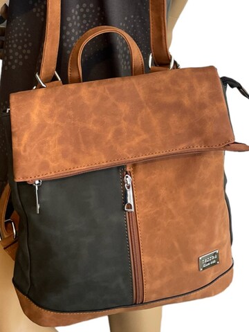 Kumixi Rugzak '2in1 Rucksacktasche' in Bruin