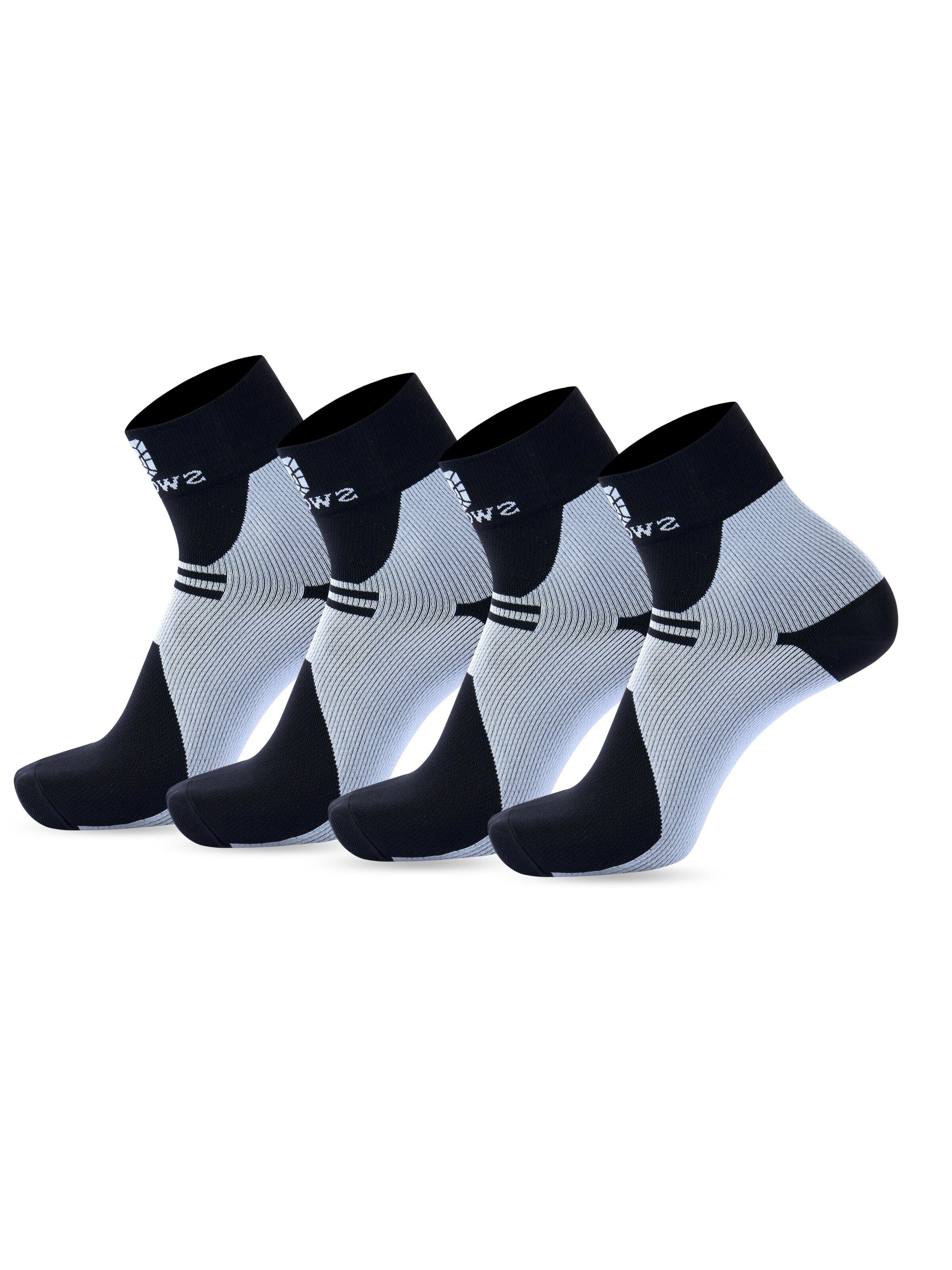 SWORTS Athletic Socks 'ACTIVE' in Black: front