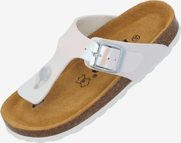 Palado Pantolette 'Kos G Keops' in Weiß: Vorderseite