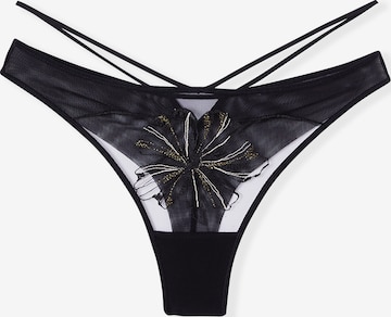ETAM String in Schwarz: Vorderseite