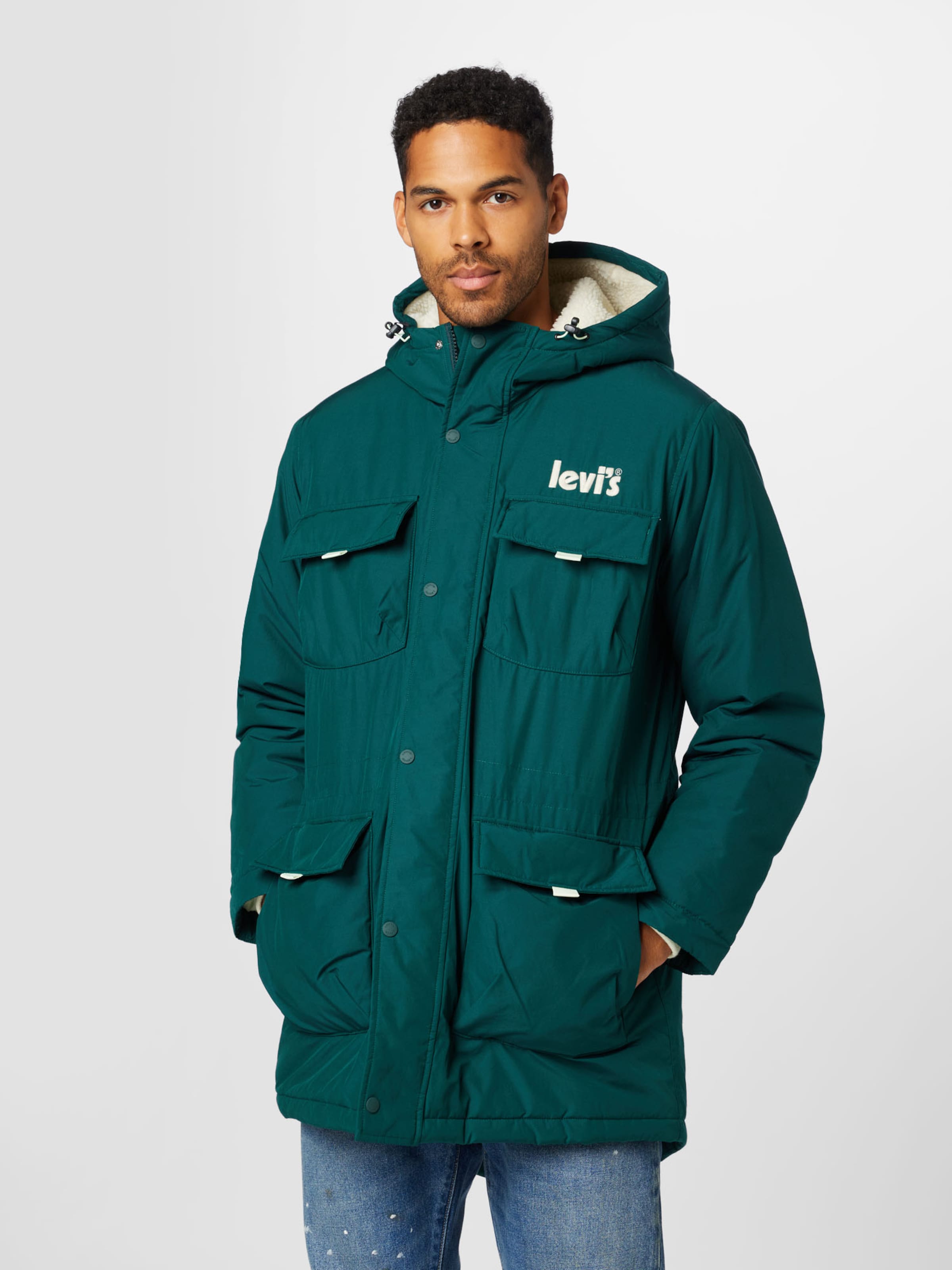 LEVI S Winter parka Eastport Utility Jacket in Emerald ABOUT YOU