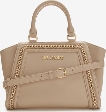 Love Moschino Handbag in Beige: front