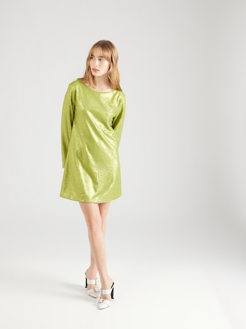 Robe 'KELSEY' FRNCH PARIS en vert : devant