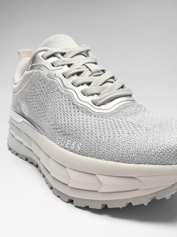 GUESS Sneakers 'Runit 4G' in Silver
