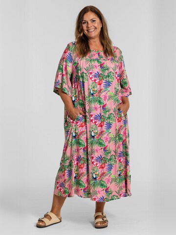 Robe d’été 'Adelina' GOZZIP en rose : devant