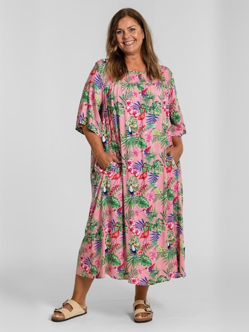 Robe d’été 'Adelina' GOZZIP en rose : devant