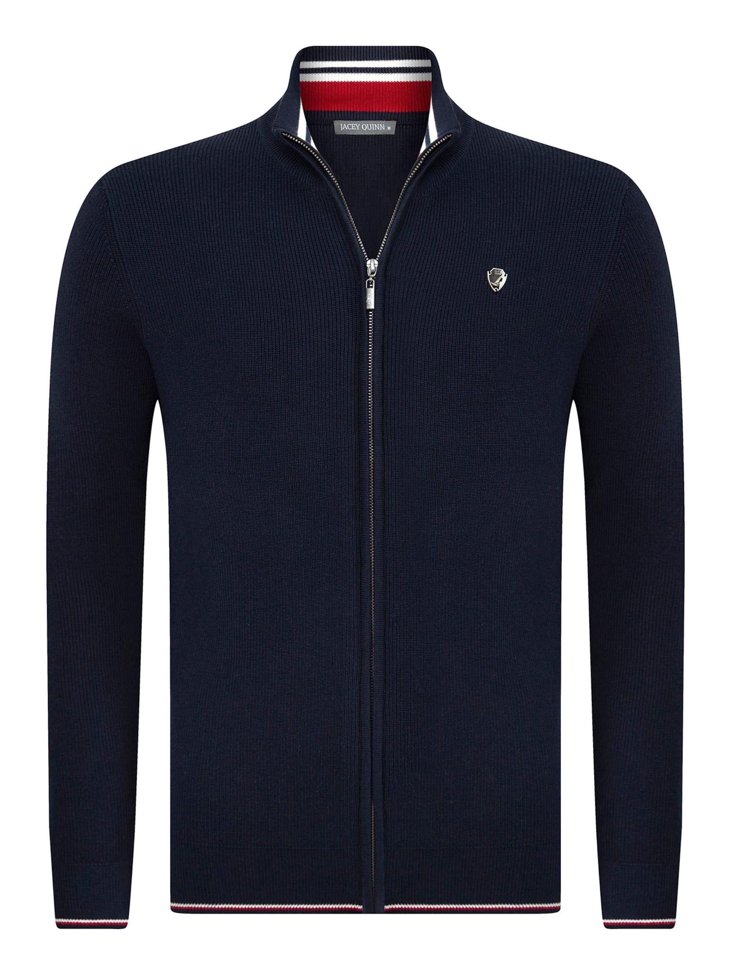 Jacey Quinn Kardigán - Modrá: predná strana