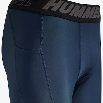 Hummel Skinny Sporthose 'Topaz' in Blau