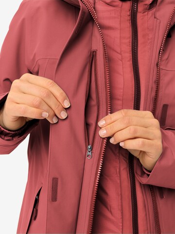 VAUDE Sportjacke ' W Neyland 3in1 J ' in Rot