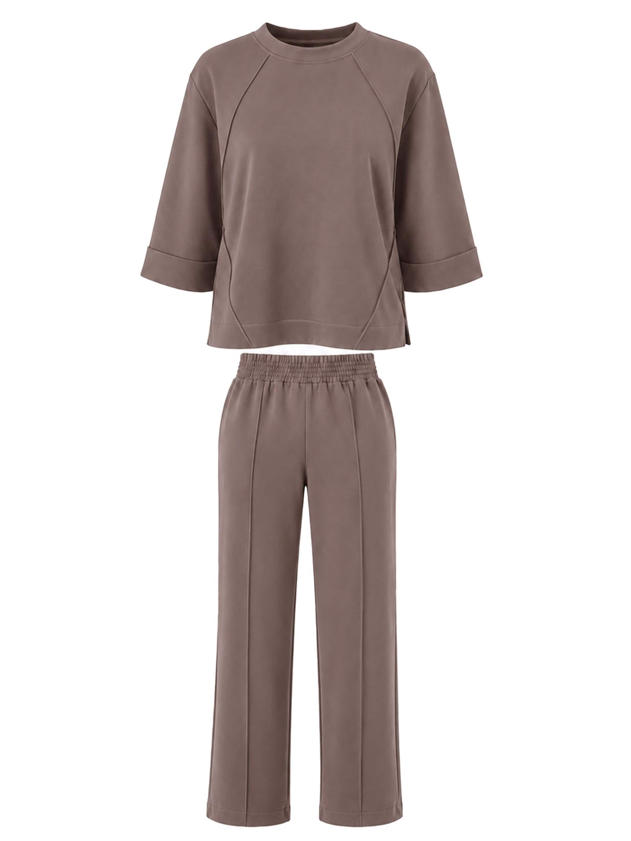 REGINA FASHION Trenirka za tek 'Elegant Tracksuit' | roza barva: sprednja stran