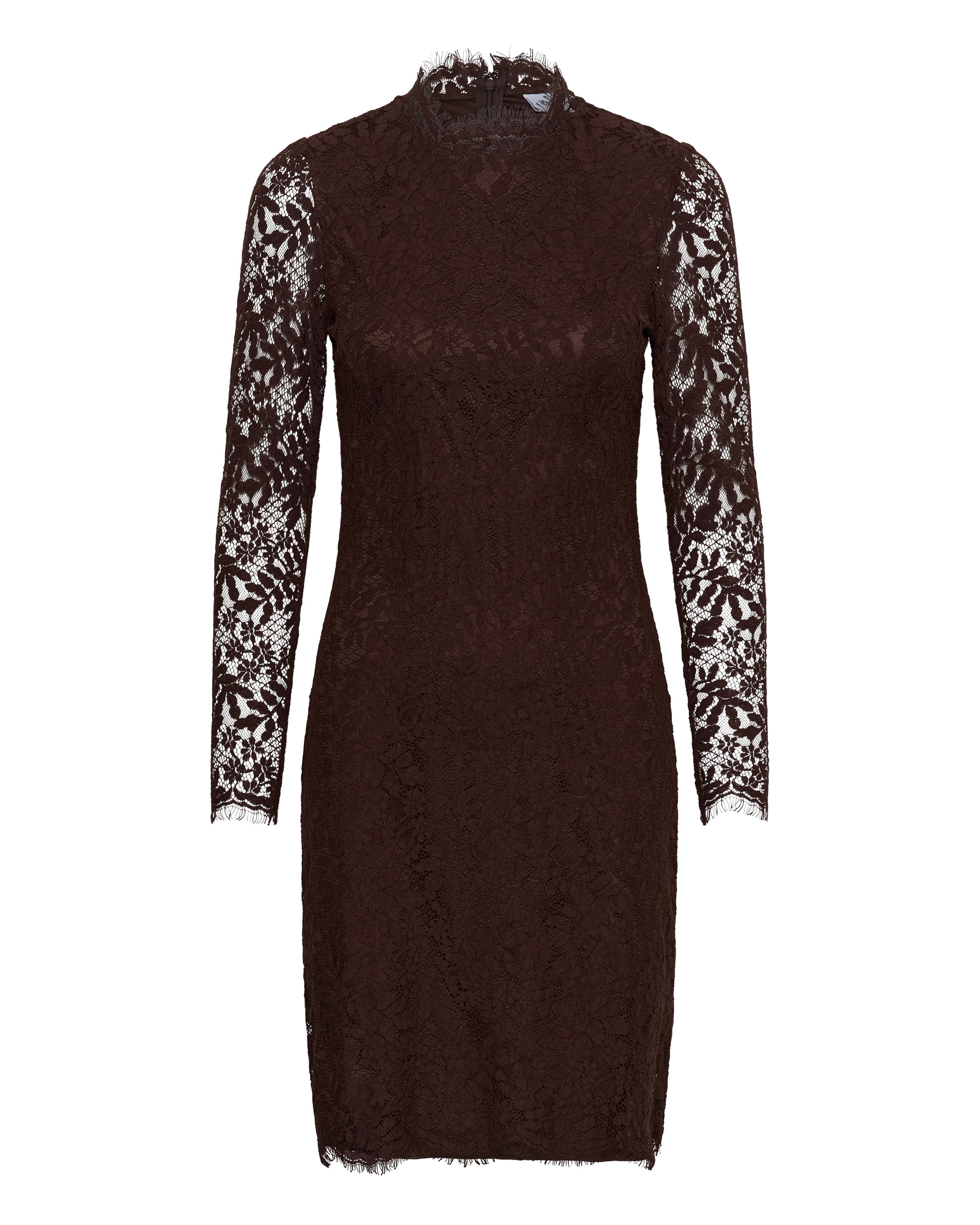 SAINT TROPEZ - Vestido em castanho: frente