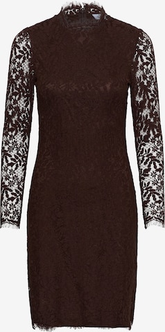 SAINT TROPEZ - Vestido em castanho: frente