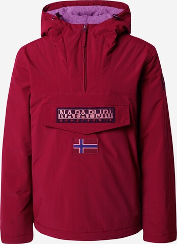 NAPAPIJRI Between-season jacket 'RAINFOREST' in Red: front