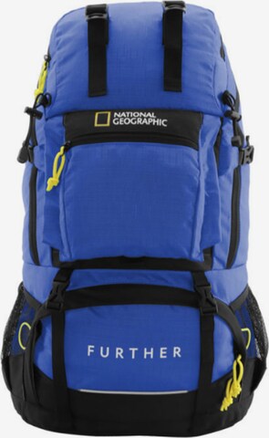 National Geographic Backpack 'Destination' in Blue: front