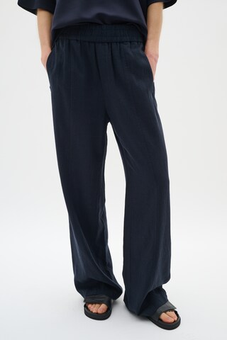 InWear Wide Leg Bukser i blå: forside