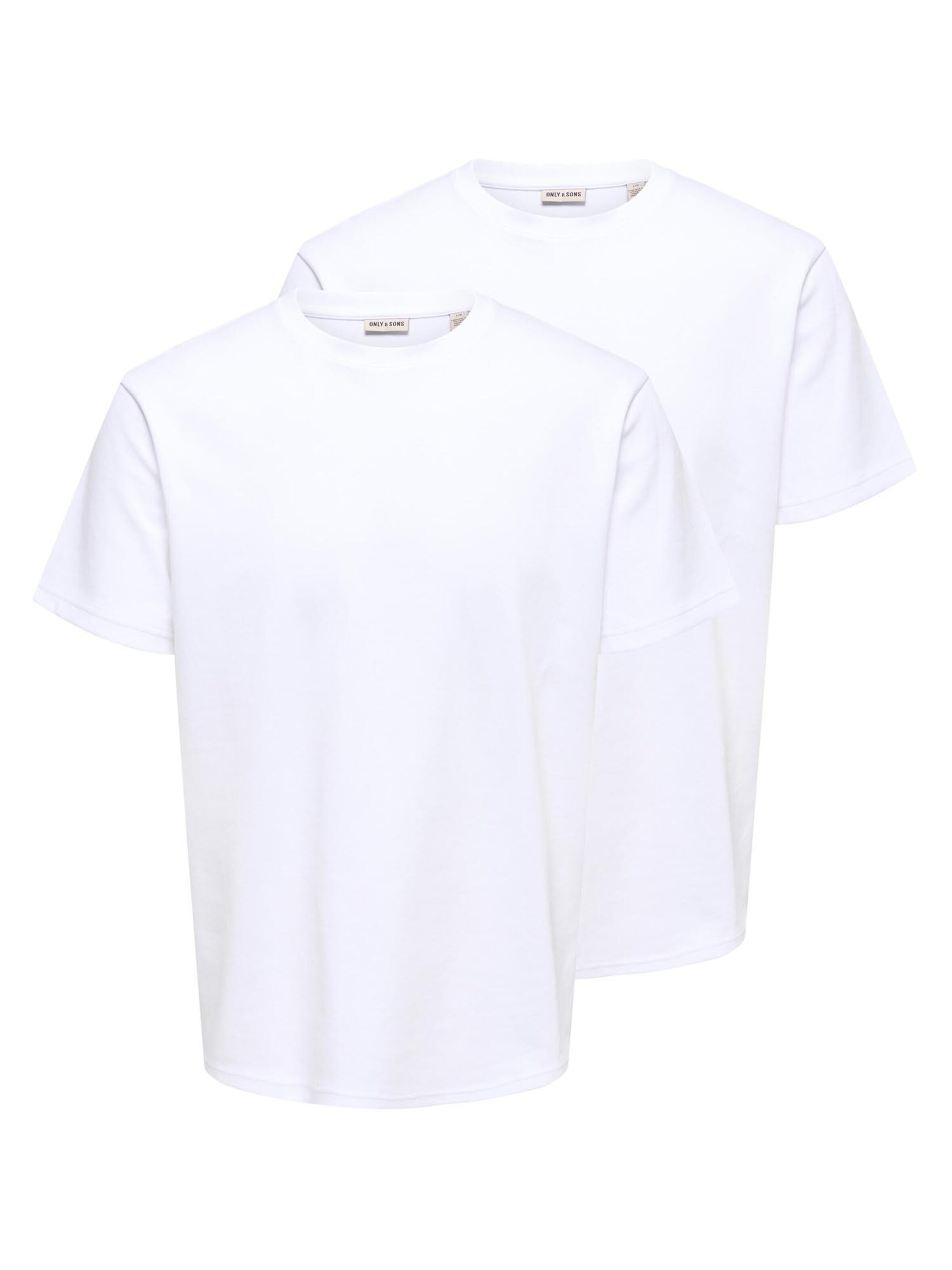 Only & Sons Shirt 'Caspian'‌‌‌‌‌‌‌‌‌ in Weiß: Vorderseite