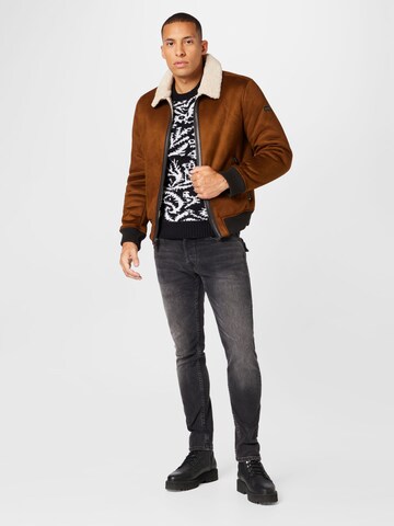 DKNY Between-Season Jacket in Brown