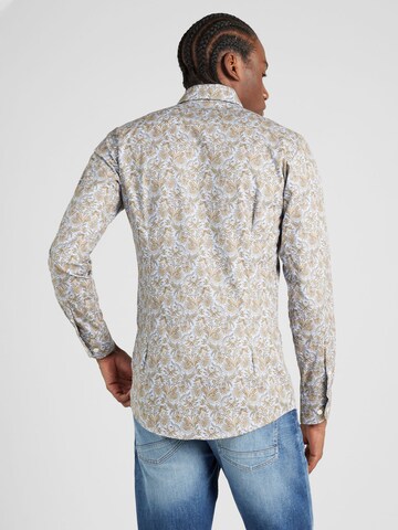 Coupe slim Chemise ETON en marron