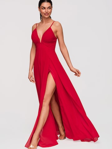 Ombre Abendkleid‌ in Rot