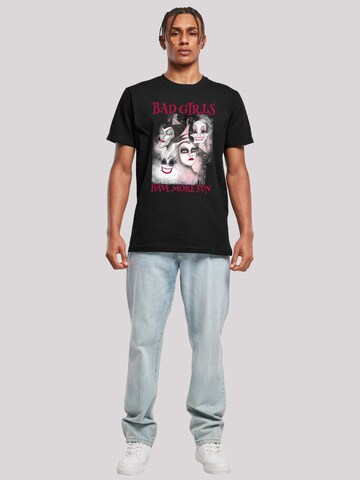 T-Shirt 'Disney Bad Girls Have More Fun' F4NT4STIC en noir