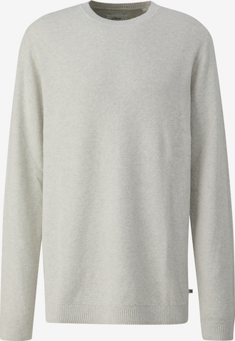 Pull-over s.Oliver Men Big Sizes en beige : devant